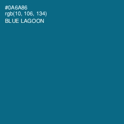 #0A6A86 - Blue Lagoon Color Image