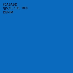 #0A6ABD - Denim Color Image