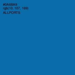 #0A6BA9 - Allports Color Image