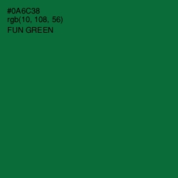 #0A6C38 - Fun Green Color Image