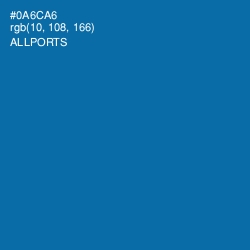 #0A6CA6 - Allports Color Image