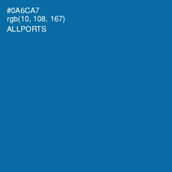 #0A6CA7 - Allports Color Image