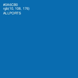 #0A6CB0 - Allports Color Image