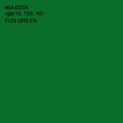 #0A6D2A - Fun Green Color Image