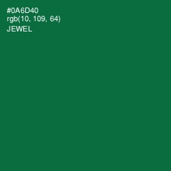 #0A6D40 - Jewel Color Image