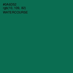 #0A6D52 - Watercourse Color Image