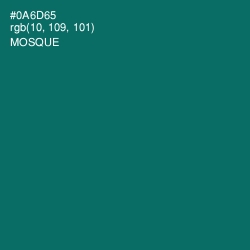 #0A6D65 - Mosque Color Image