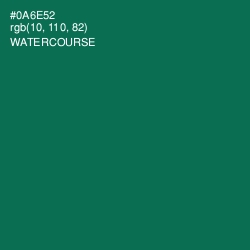 #0A6E52 - Watercourse Color Image