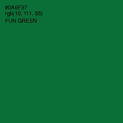 #0A6F37 - Fun Green Color Image