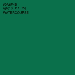 #0A6F4B - Watercourse Color Image