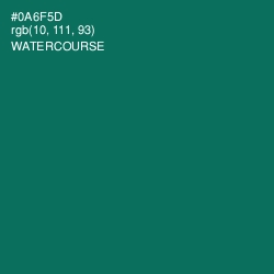 #0A6F5D - Watercourse Color Image
