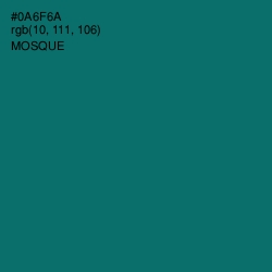 #0A6F6A - Mosque Color Image