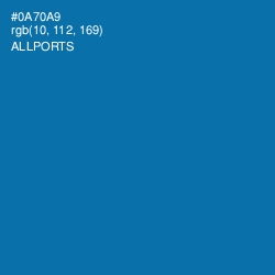 #0A70A9 - Allports Color Image