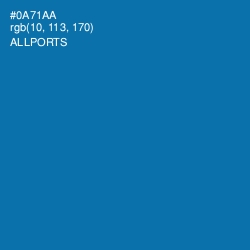 #0A71AA - Allports Color Image