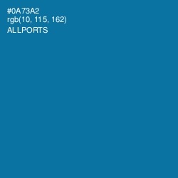 #0A73A2 - Allports Color Image