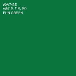 #0A743E - Fun Green Color Image
