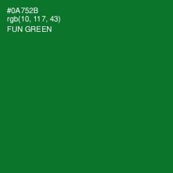 #0A752B - Fun Green Color Image