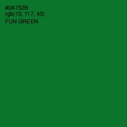 #0A752B - Fun Green Color Image