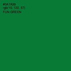 #0A7A39 - Fun Green Color Image
