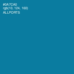 #0A7CA0 - Allports Color Image