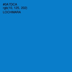 #0A7DCA - Lochmara Color Image