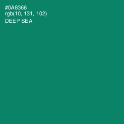 #0A8366 - Deep Sea Color Image