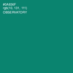 #0A836F - Observatory Color Image