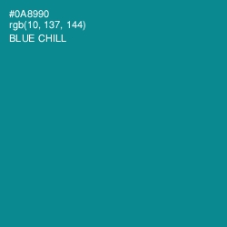 #0A8990 - Blue Chill Color Image