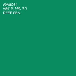 #0A8C61 - Deep Sea Color Image