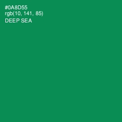 #0A8D55 - Deep Sea Color Image