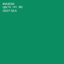 #0A8D60 - Deep Sea Color Image