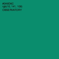 #0A8D6C - Observatory Color Image