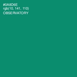 #0A8D6E - Observatory Color Image