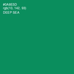 #0A8E5D - Deep Sea Color Image