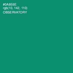 #0A8E6E - Observatory Color Image