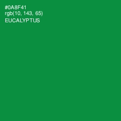 #0A8F41 - Eucalyptus Color Image