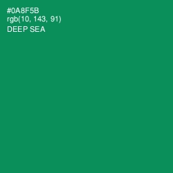 #0A8F5B - Deep Sea Color Image