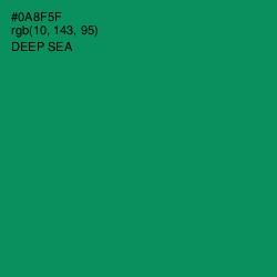 #0A8F5F - Deep Sea Color Image