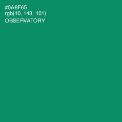 #0A8F65 - Observatory Color Image