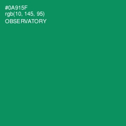 #0A915F - Observatory Color Image
