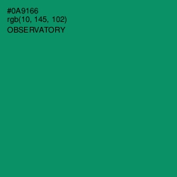 #0A9166 - Observatory Color Image