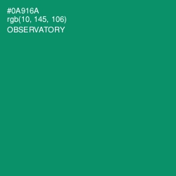 #0A916A - Observatory Color Image