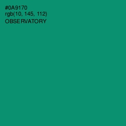 #0A9170 - Observatory Color Image