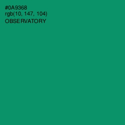 #0A9368 - Observatory Color Image