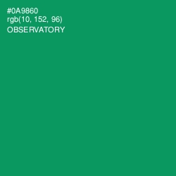 #0A9860 - Observatory Color Image