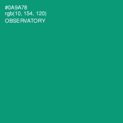 #0A9A78 - Observatory Color Image