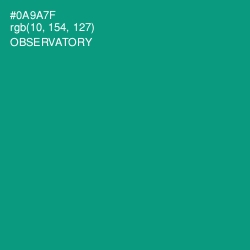 #0A9A7F - Observatory Color Image
