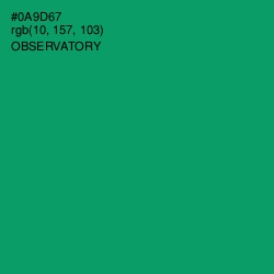 #0A9D67 - Observatory Color Image