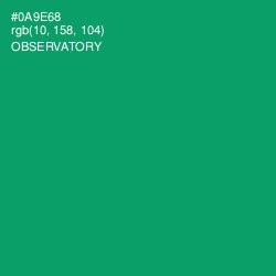 #0A9E68 - Observatory Color Image