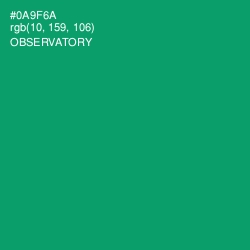 #0A9F6A - Observatory Color Image